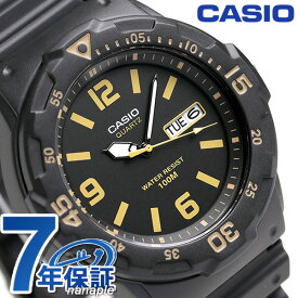 カシオ 腕時計 チープカシオ デイデイト MRW-200H-1B3VDF CASIO オールブラック チプカシ 時計