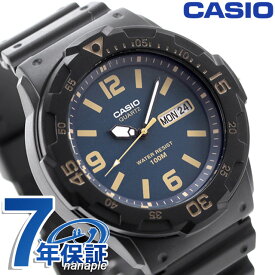 カシオ 腕時計 チープカシオ デイデイト MRW-200H-2B3VDF CASIO ブルー×ブラック チプカシ 時計 プレゼント ギフト