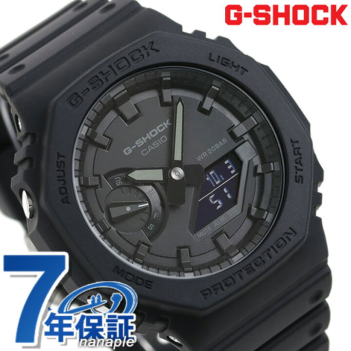 楽天市場 G Shock Ga 2100 メンズ 腕時計 Ga 2100 1a1dr カシオ Gショック オールブラック 黒 時計 ジーショック 腕時計のななぷれ
