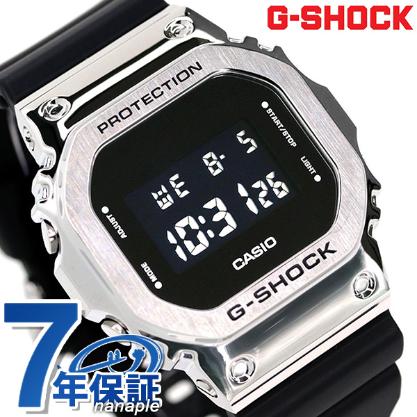 g-shock 5600シリーズ メンズ 腕時計 デジタル GM-5600-1DR カシオ gショック ブラック 黒 時計 ジーショック |  腕時計のななぷれ