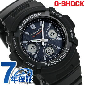 gショック ジーショック G-SHOCK 電波ソーラー AWG-M100SB-2AER ブルー ブラック 黒 CASIO カシオ 腕時計 ブランド メンズ プレゼント ギフト