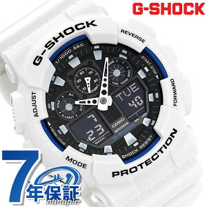 G-SHOCK CASIO GA-100B-7ADR 腕時計 カシオ Gショック コンビネーションモデル ブラック × ホワイト 時計【あす楽対応】
