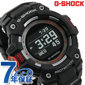 ＼25日限定★先着2000円OFFクーポンにさらに+3倍／ gショック ジーショック G-SHOCK ジースクワッド GBD-100-1DR Bluetooth オールブラック 黒 レッド CASIO カシオ 腕時計 メンズ ギフト 父の日 プレゼント 実用的