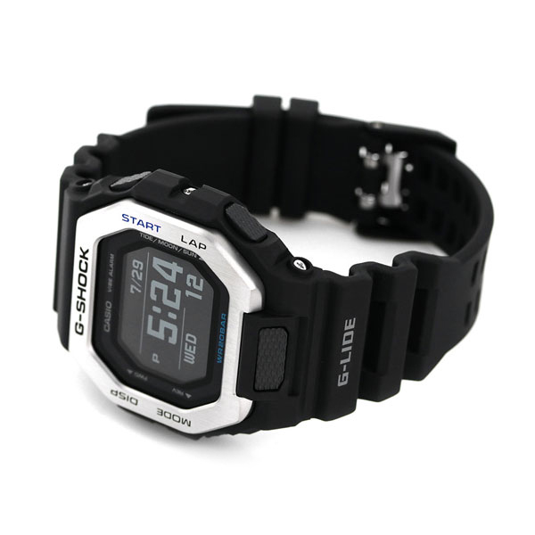 【10日は最大2000円割引クーポンに店内ポイント最大57倍】 G-SHOCK Gショック Gライド メンズ 腕時計 GBX-100-1DR  CASIO カシオ 時計 Bluetooth タイドグラフ ブラック 黒 | 腕時計のななぷれ