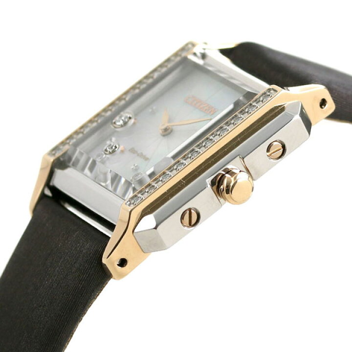 59%OFF!】 シチズン CITIZEN シチズンL エコドライブ ソーラー レディース EG7068-16D 白蝶貝 正規品 人気 ブランド 防水 カレンダー 光発電 時計 腕時計 オシャレ シンプル 可愛い 上品 アンティーク スーツ 仕事 四角 スクエア レザー 革 ベルト プレゼント ギフト 新社会人