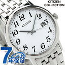 シチズン ソーラー 日本製 メンズ 腕時計 BM6770-51B CITIZEN ホワイト 時計 ブランド おしゃれ 防水 プレゼント 男性 実用的