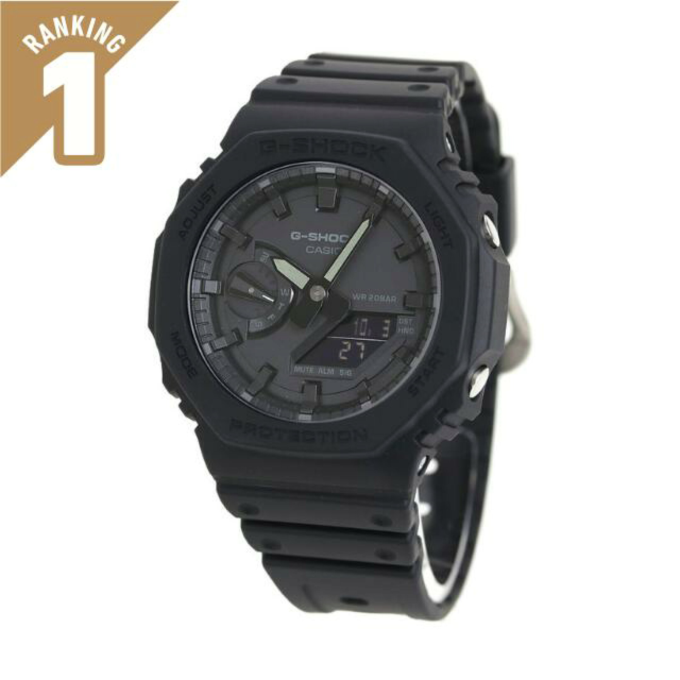 GA-2100-1A1 クオーツ オールブラック
