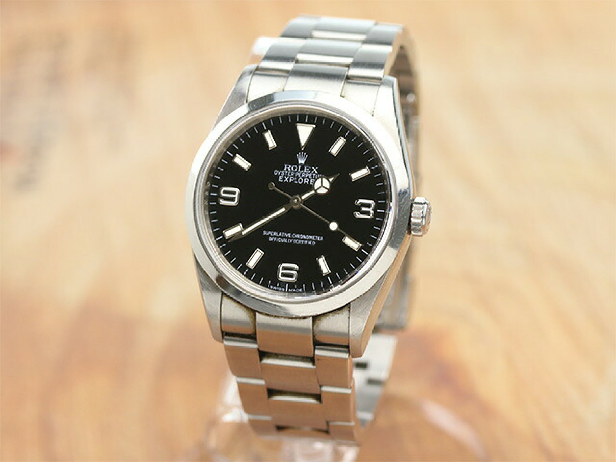 ロレックスのエクスプローラー修理ご依頼時の状態