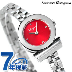 フェラガモ ガンチーニ ブレスレット スイス製 腕時計 ブランド FBF060017 Salvatore Ferragamo レッド 時計 プレゼント ギフト