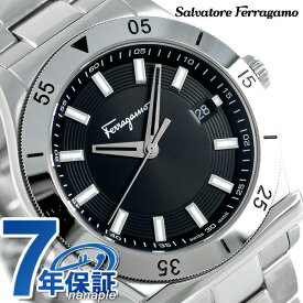 フェラガモ 1898 40mm スイス製 腕時計 ブランド FH1030017 Salvatore Ferragamo ブラック 時計 プレゼント ギフト