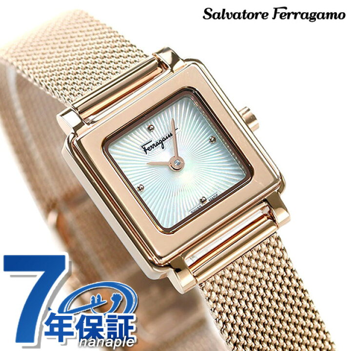 楽天市場】フェラガモ Ferragamo 時計 レディース スイス製 スクエア 