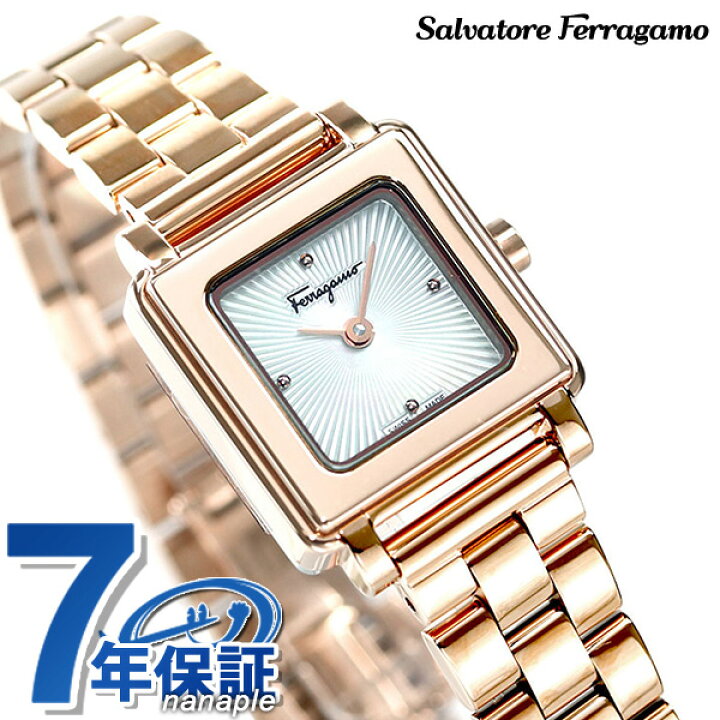 楽天市場】フェラガモ Ferragamo 時計 レディース スイス製 スクエア 