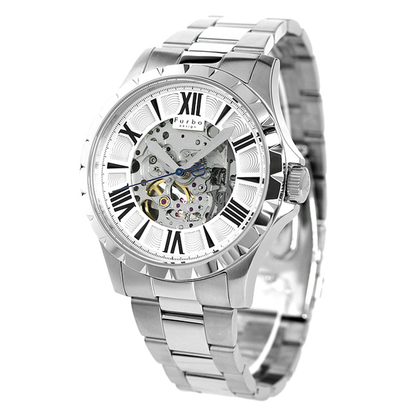 【2000円割引クーポンに店内ポイント最大44倍】 フルボ デザイン 時計 ビートマジック 自動巻き メンズ 腕時計 F5021NSISS Furbo  Design スケルトン | 腕時計のななぷれ