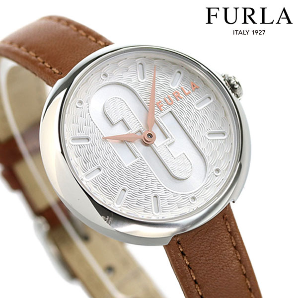 【25日は10％割引クーポンに店内ポイント最大46倍】 FURLA フルラ 時計 コジー 31mm レディース 腕時計 WW00005001L1  シルバー×ブラウン 革ベルト | 腕時計のななぷれ