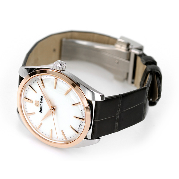 【1日なら全品5%OFFクーポン】【ケアキット付】 グランドセイコー 9Fクオーツ メンズ 腕時計 SBGX344 GRAND SEIKO  ホワイト×ダークグレー | 腕時計のななぷれ