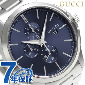 グッチ 時計 メンズ GUCCI 腕時計 Gタイムレス クロノグラフ クオーツ YA126273 ブルー 父の日 プレゼント 実用的