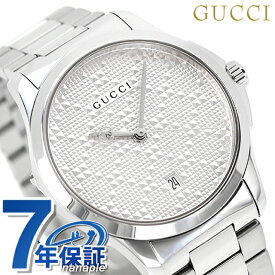 【クロス付】 グッチ 時計 メンズ GUCCI 腕時計 Gタイムレス 40mm クオーツ YA126459 シルバー