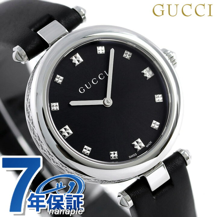 楽天市場 グッチ 時計 レディース Gucci 腕時計 ディアマンティッシマ 32mm Ya 革ベルト ブラック 腕時計のななぷれ 楽天市場 グッチ 時計 レディース Gucci 腕時計 ディアマンティッシマ 32mm Ya 革ベルト ブラック 腕時計のななぷれ