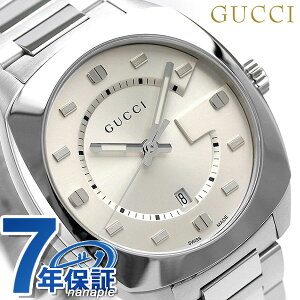 【5日は全品5倍にさらに+4倍でポイント最大22倍】 グッチ 時計 メンズ GUCCI 腕時計 GG2570 コレクション ラージ 41mm YA142308 シルバー【あす楽対応】