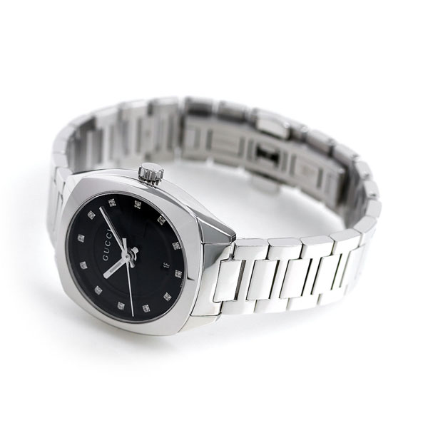 【1000円割引クーポン発行中】 グッチ 時計 レディース GUCCI 腕時計 GG2570コレクション 29mm YA142503 ブラック |  腕時計のななぷれ
