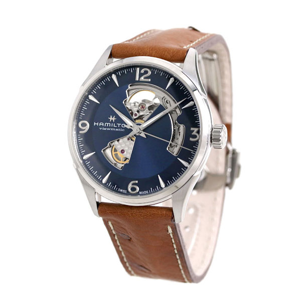 ハミルトン 腕時計 メンズ ジャズマスター オープンハート 42mm 自動巻き H32705041 HAMILTON 革ベルト 時計 |  腕時計のななぷれ