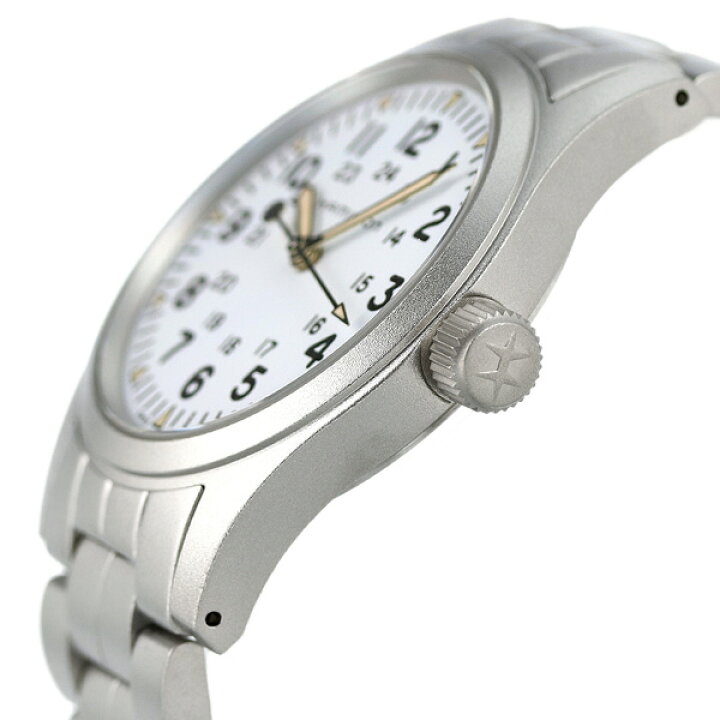 楽天市場】【2000円割引クーポンに店内ポイント最大41倍】 ハミルトン カーキ フィールド メカニカル 腕時計 メンズ H69439111 時計  ホワイト : 腕時計のななぷれ