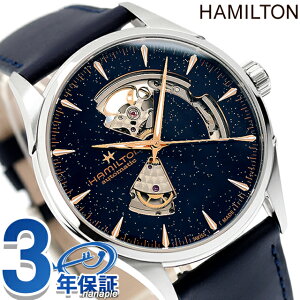 �_�ň����큚�������^ �n�~���g�� �W���Y�}�X�^�[ Open Heart Auto 42mm �������� �r���v �u�����h �����Y �I�[�v���n�[�g HAMILTON JAZZMASTER H32705640 �A�i���O �u���[ �l�C�r�[ �X�C�X�� ������� �h��