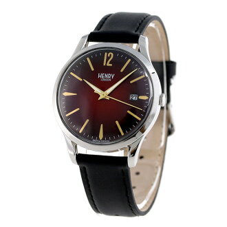 亨利伦敦henry london张三39mm hl39-s-0095手表红