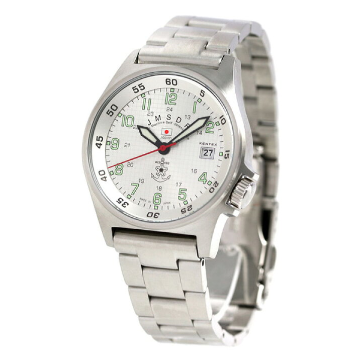 楽天市場】ケンテックス JSDF クオーツ S455M-11 腕時計 メンズ シルバー Kentex : 腕時計のななぷれ