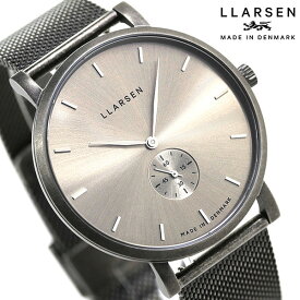 エルラーセン オキシダイジング ニコライ 41mm メンズ 腕時計 ブランド LL143OHOM LLARSEN ハニー×グレー デンマーク製 時計 ギフト 父の日 プレゼント 実用的