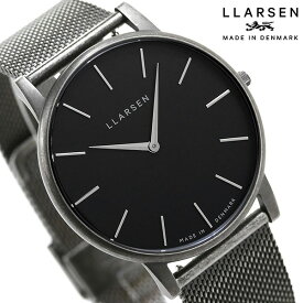 エルラーセン オキシダイジング オリバー 39mm メンズ レディース 腕時計 ブランド LL147OBOM LLARSEN ブラック×グレー デンマーク製 時計 ギフト 父の日 プレゼント 実用的