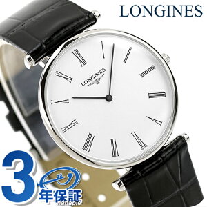 �����W�� �O�����N���V�b�N �N�I�[�c �r���v �u�����h �����Y LONGINES L4.709.4.21.2 �A�i���O �z���C�g �u���b�N �� �X�C�X�� ������� �h�� �v���[���g �j�� ���p�I