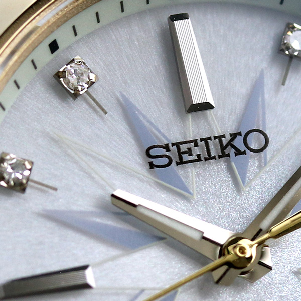 【刻印特価キャンペーン中】 セイコー ルキア レディダイヤ レディゴールド アイコレクション 2021 限定モデル 電波ソーラー レディース 腕時計  SSQV090 SEIKO LUKIA | 腕時計のななぷれ