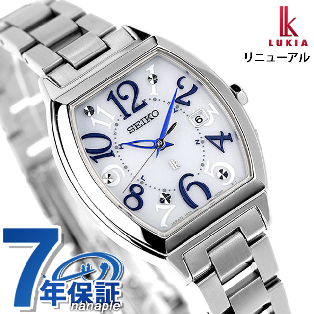 アウトレット 美品 LUKIA セイコー SEIKO ルキア Standard Collection レディース 腕時計 ホワイト SSVW213  通販