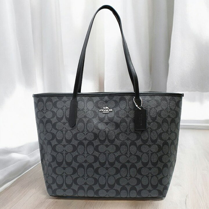 楽天市場】コーチ トートバッグ COACH シティー トート シグネチャー  