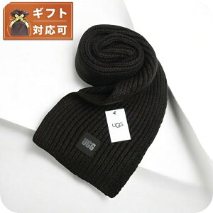AO UGG Chunky Rib Scarf }t[ 101106-BLK fB[X Y ubN }t[