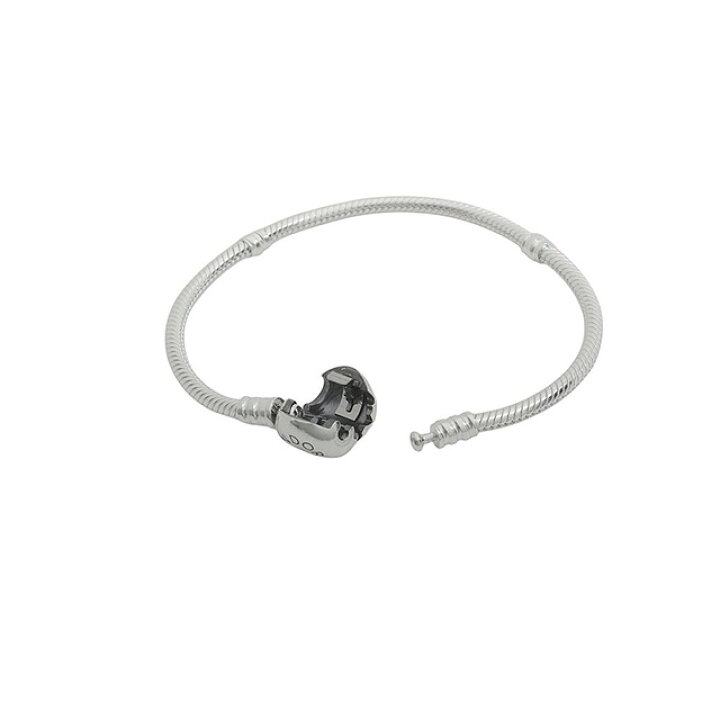楽天市場】パンドラ PANDORA Moments Heart & Snake Chain Bracelet 