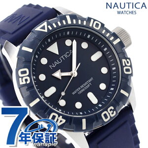 �_10%OFF�N�[�|����GW����^ �m�[�e�B�J NSR100 �W�F���[ 44mm �N�I�[�c NAD09602G 100m�h�� �r���v �����Y �l�C�r�[ NAUTICA �u�����h ������� �h�� �v���[���g �j�� ���p�I