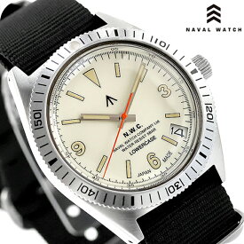 ナバルウォッチ NAVAL WATCH Produced by LOWERCASE クォーツ 電池式 腕時計 ブランド メンズ NAVAL WATCH FRXB014 アナログ アイボリーホワイト ブラック 黒 日本製 おしゃれ 防水 プレゼント 男性 実用的
