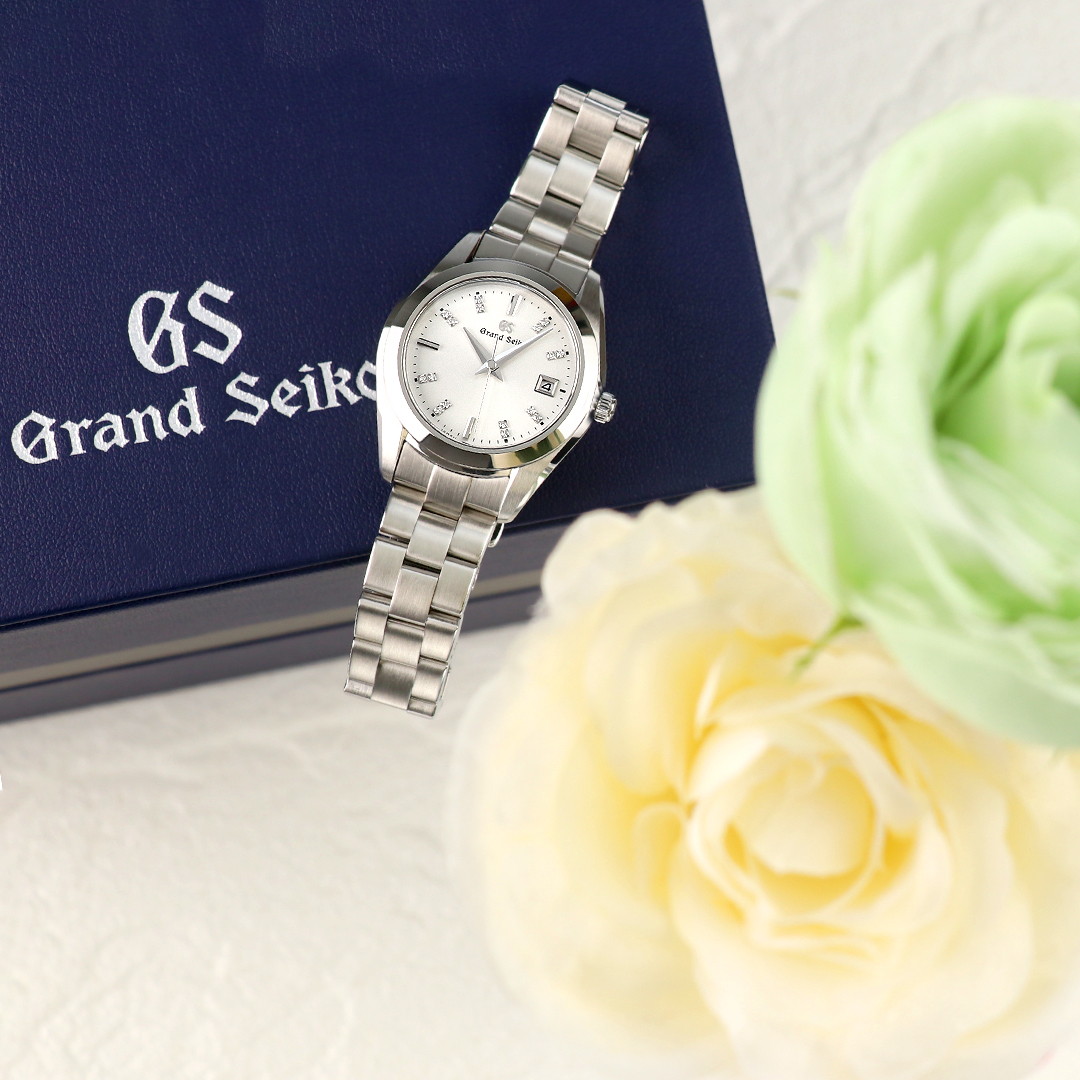 ＼店内ポイント最大54倍／【刻印無料＆時計ケース付】 グランドセイコー ヘリテージ コレクション レディース クオーツ 4J ダイヤモンド セイコー  腕時計 STGF273 GRAND SEIKO 29mm 時計 | 腕時計のななぷれ