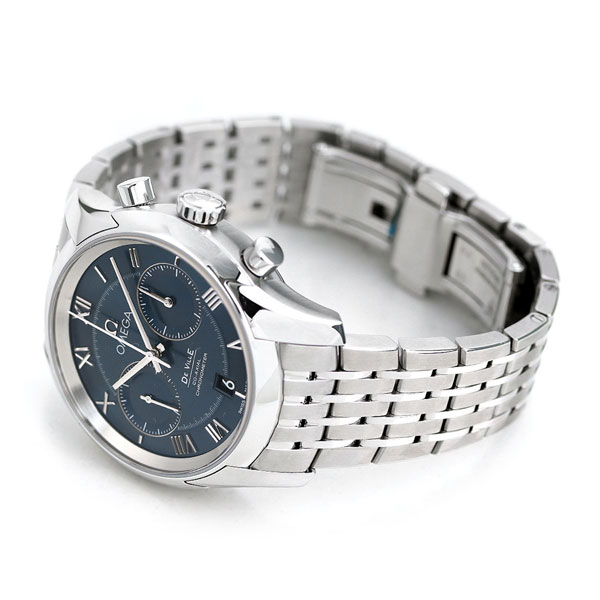 オメガ デビル コーアクシャル クロノグラフ 42mm 自動巻き 431.10.42.51.03.001 ブルー OMEGA 腕時計 |  腕時計のななぷれ