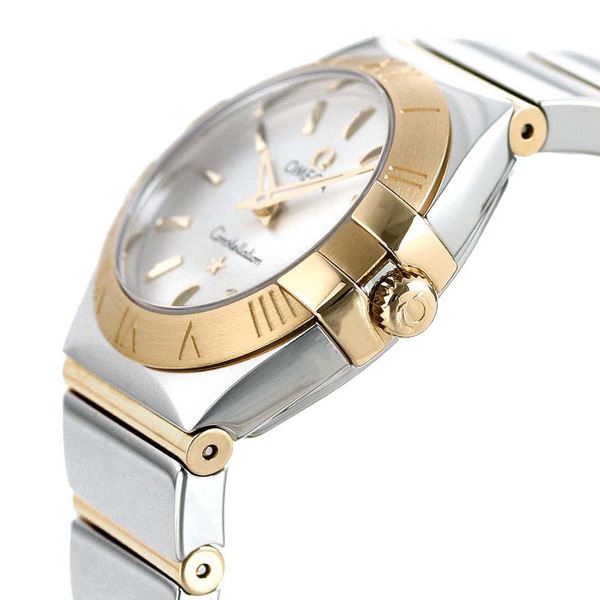 【25日は2000円割引クーポンに店内ポイント最大46倍】 オメガ コンステレーション レディース 腕時計 123.20.24.60.02.004  OMEGA シルバー×イエローゴールド | 腕時計のななぷれ