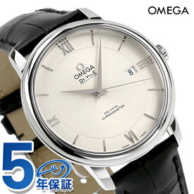 オメガ デビル プレステージ 39.5MM 自動巻き メンズ 424.13.40.20.02.001 OMEGA 腕時計 ブラック 新品 時計