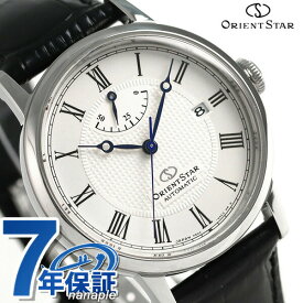 オリエントスター エレガント39mm 自動巻き RK-AU0002S パワーリザーブ 腕時計 メンズ ホワイト×ブラック Orient Star 記念品 プレゼント ギフト