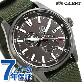 オリエント スポーツ 自動巻き RN-AK0403N 腕時計 メンズ グレー×グリーン SPORTS 父の日 プレゼント 実用的