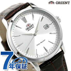 オリエント 自動巻き RN-AC0F07S 腕時計 メンズ シルバー×ブラウン CONTEMPORARY 父の日 プレゼント 実用的