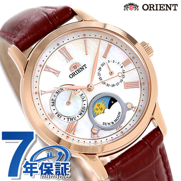 オリエント 腕時計 ORIENT クラシック サン＆ムーン 35mm 革ベルト RN-KA0001A | 腕時計のななぷれ