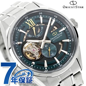 �I���G���g�X�^�[ Contemporary Modern Skeleton �������� �r���v �u�����h �����Y �I�[�v���n�[�g ORIENT STAR RK-AV0134E �A�i���O �O���[�� ���{�� ������� �h�� �v���[���g �j�� ���p�I