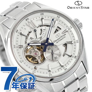 �_7/1�����A�c��10%OFF+�ő�100%�Ҍ��^ �I���G���g�X�^�[ Contemporary Modern Skeleton �������� �r���v �u�����h �����Y �I�[�v���n�[�g ORIENT STAR RK-AV0137S �A�i���O �z���C�g �� ���{�� ������� �h�� �v