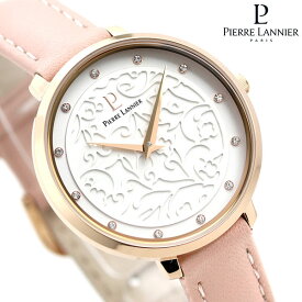 ピエールラニエ エオリア 33mm フランス製 レディース 腕時計 ブランド P039L905 Pierre Lannier シルバー×ピンク プレゼント ギフト